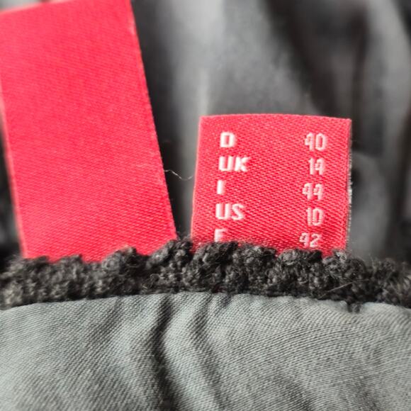 EDC by Esprit Silk Sleeveless Dress Grey Size 10 - Picture 7 of 10